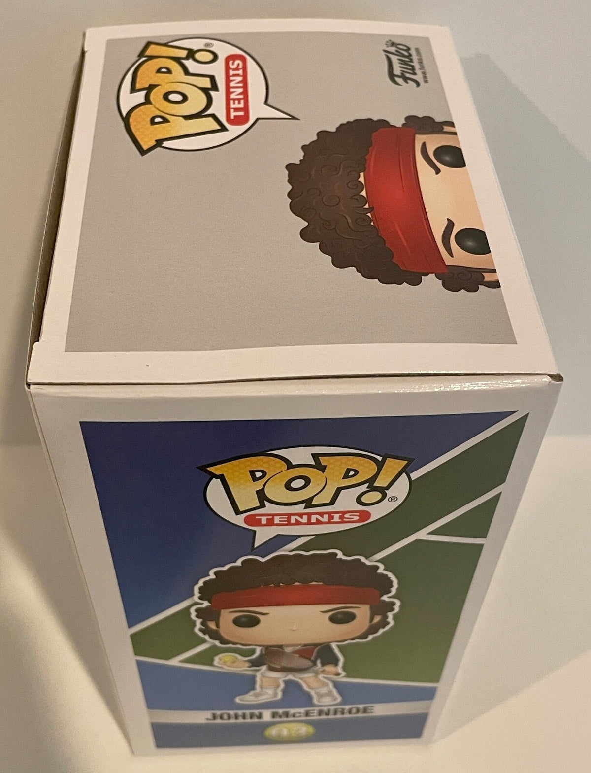 John McEnroe Tennis Hall Of Fame Signed Auto Funko Pop #03 PSA/DNA COA2