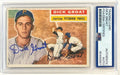 1956 Topps Dick Groat Pittsburgh Pirates Signed Auto Card #24 PSA DNA0