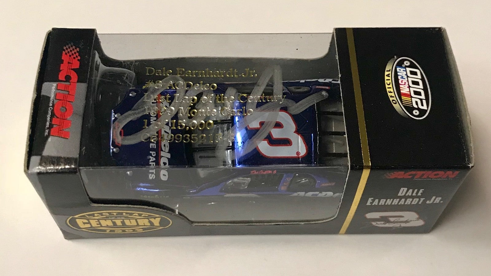 1999 Dale Earnhardt Jr. Signed Auto AC Delco Last Lap Century 1/64 Deicast Car0