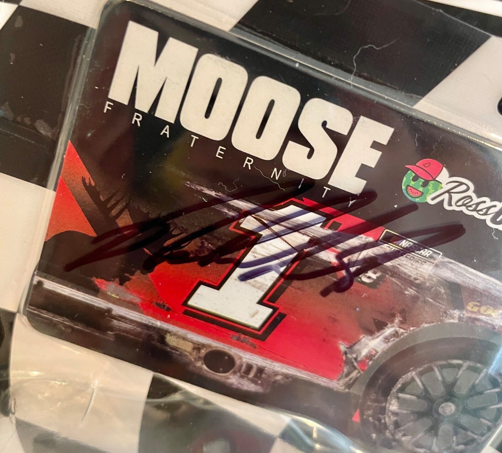 2023 Ross Chastain Be A Moose Jockey Signed Auto 1/64 Diecast Car W/ COA1