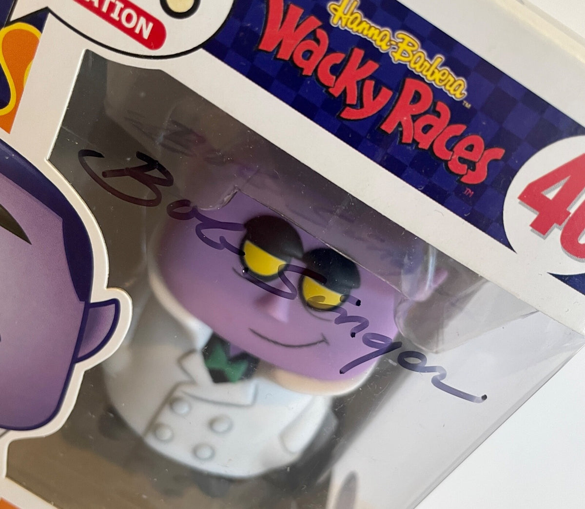 Bob Singer Lil Gruesome Wacky Races Signed Auto Funko Pop #40 PSA/DNA COA1