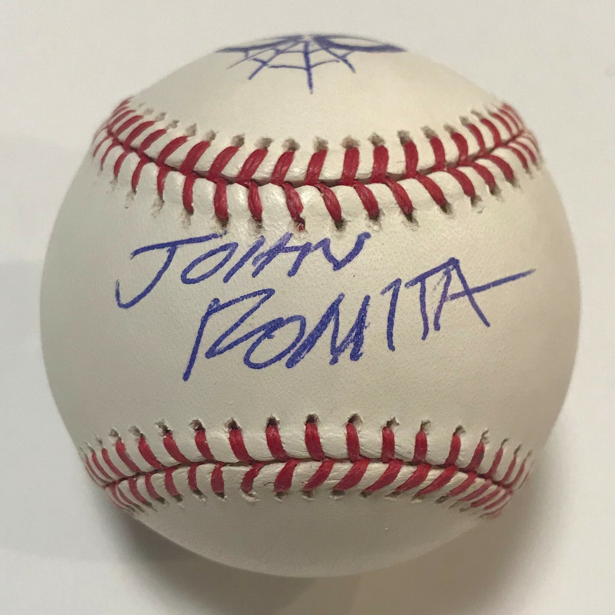 John Romita Signed Spiderman Marvel Original Art Sketch OMLB Baseball PSA/DNA 0