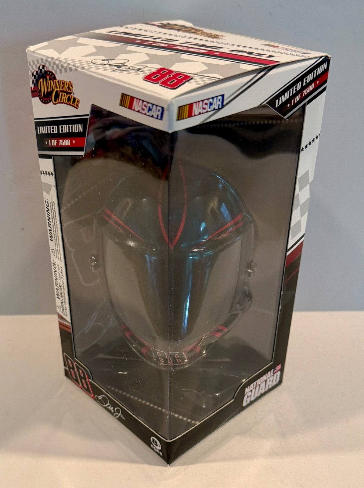 2008 Dale Earnhardt Jr NG Winners Circle Signed 1/4 Scale Mini Helmet COA #13