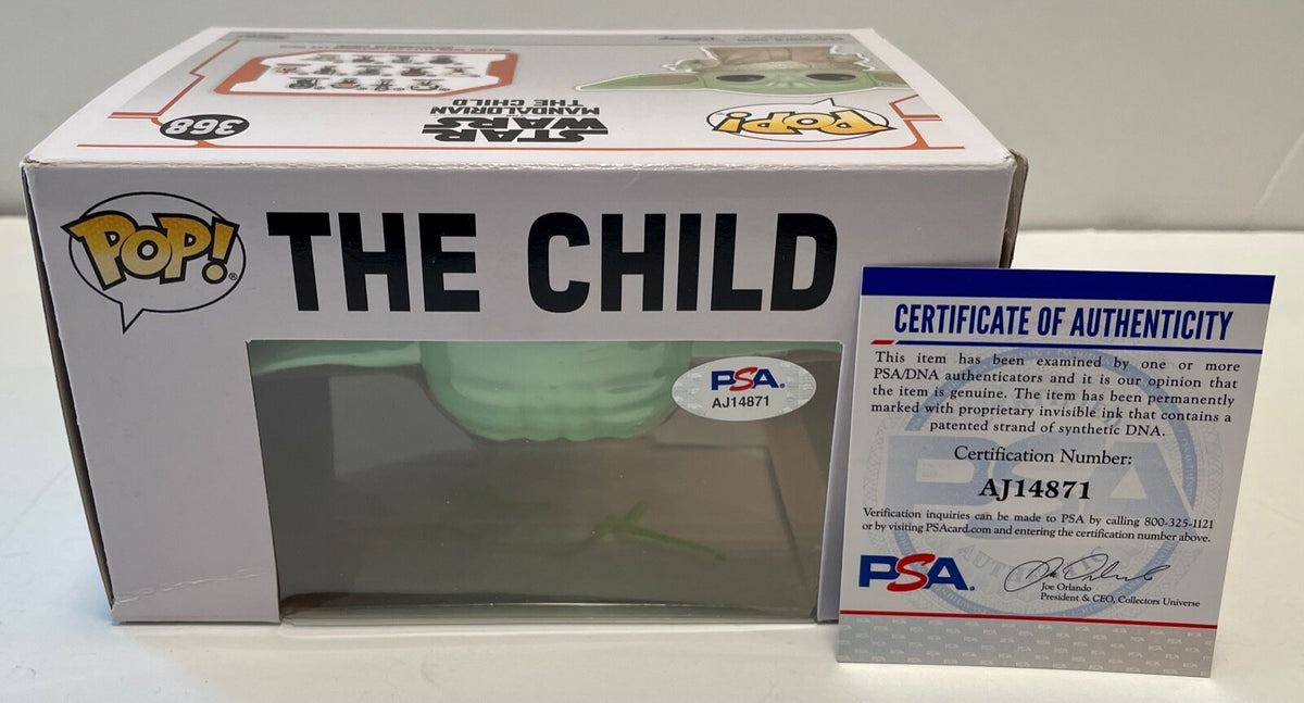 John Rosengrant Mandalorian The Child Signed Auto Funko Pop #368 PSA/DNA COA (C)2
