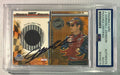 2003 Press Pass Jeff Gordon Jimmie Johnson DUAL Tire Signed Auto Card PSA DNA0