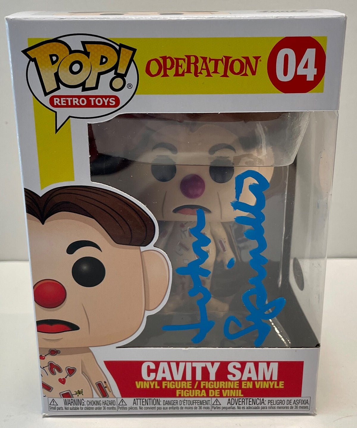 John Spinello Operation Cavity Sam Signed Auto Funko Pop #04 PSA/DNA COA (C)0