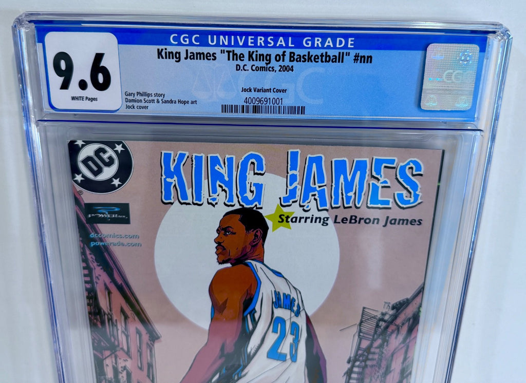 2004 DC Comics King James Basketball Lebron James Rookie RC Graded CGC 9.61