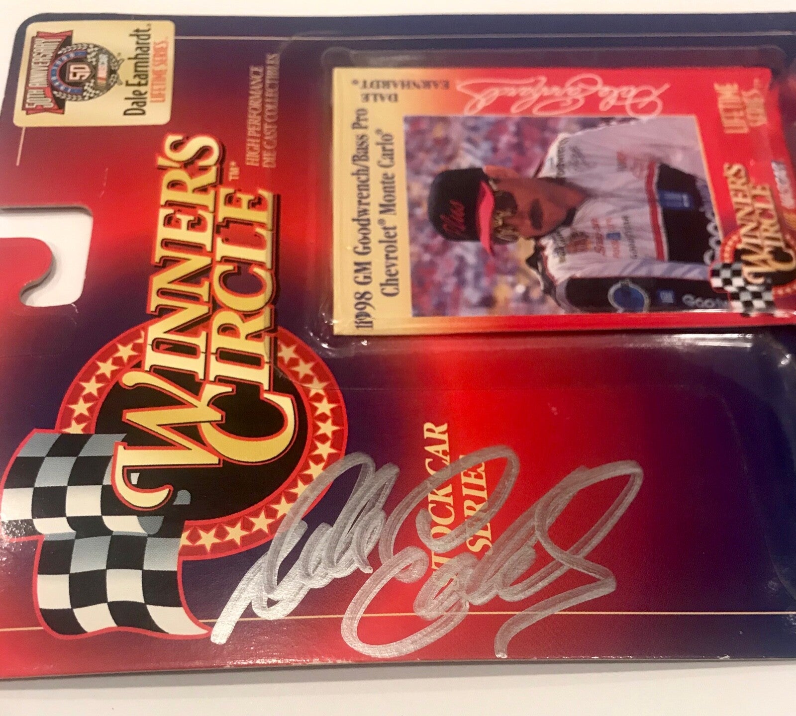 Dale Earnhardt Sr 1998 Bass Pro Shops Goodwrench Signed 1/64 Diecast Car W/ COA1