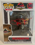 John Rosengrant Jurassic Park Velociraptor Signed Auto Funko Pop 549 PSA/DNA COA0