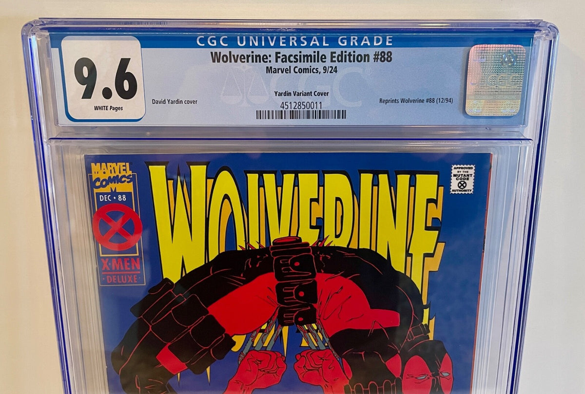 2024 Marvel Comics Wolverine Facsimile Edition #88 Yardin 1:25 CGC Graded 9.61