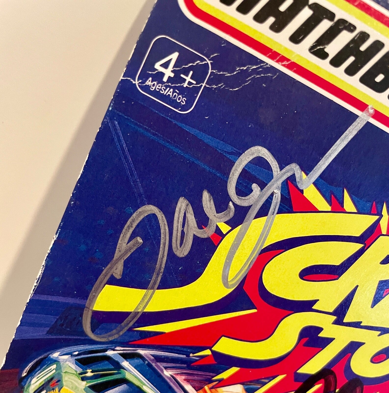 1991 Dale Earnhardt Sr & Dale Earnhardt Jr  Dual Signed 1/64 Screaming Stock Car1