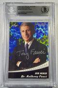 2020 Leaf Dr. Tony Anthony Fauci Covid Task Force Signed Auto Card BAS Beckett0