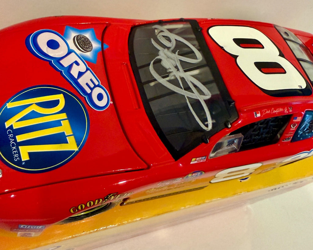 2004 Dale Earnhardt Jr Oreo Ritz Red #8 Signed Auto 1/24 Diecast Car W/ COA1
