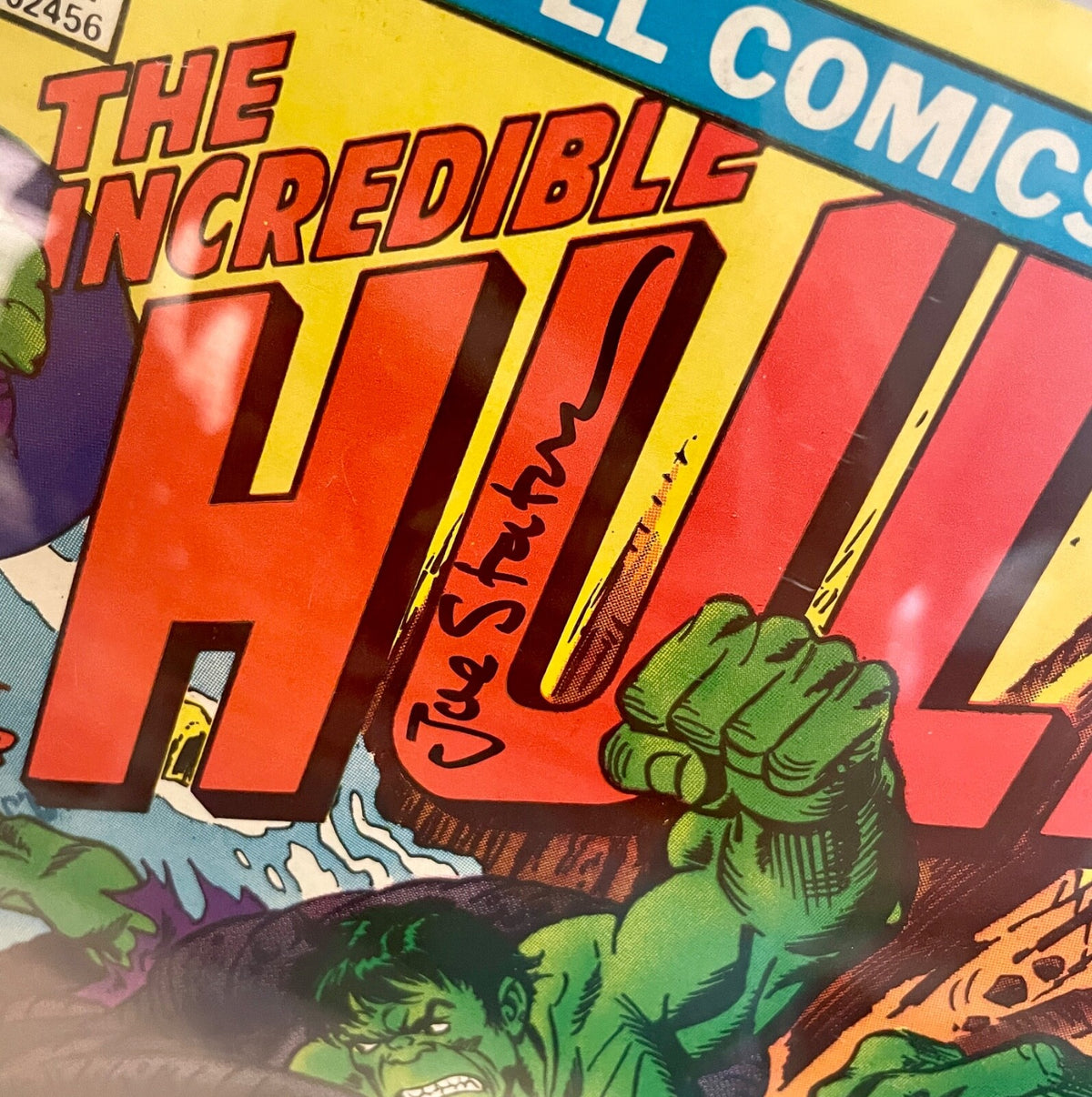 1975 Marvel The Incredible Hulk #192 Joe Staton Signed Auto Comic JSA CGC 6.51