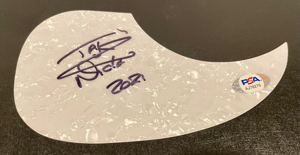 Nicko McBrain Iron Maiden Drummer Signed Guitar Pickguard PSA/DNA COA (B)0