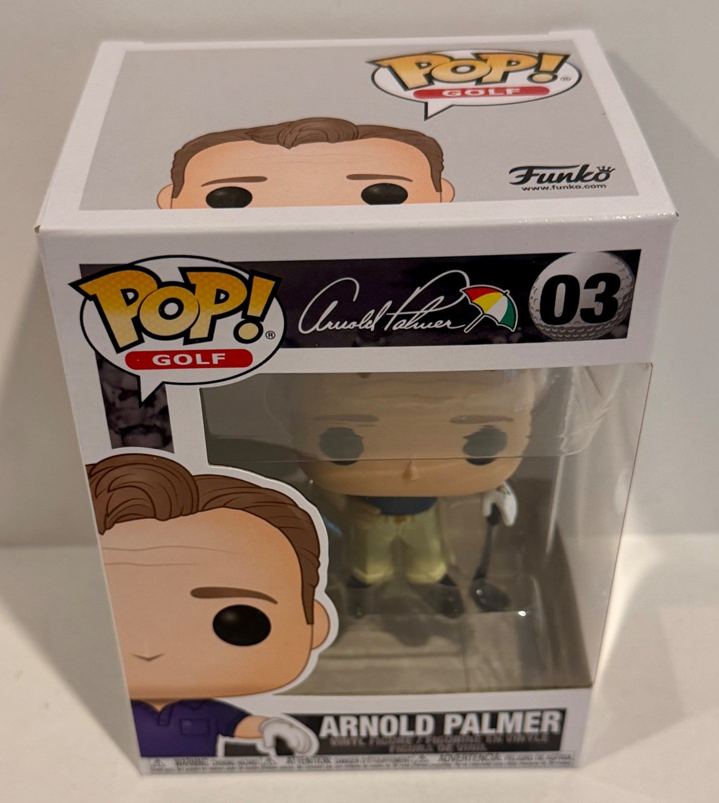 2020 Funko Pop Golf Arnold Palmer Vinyl Figure #03 03 W/ Protector1