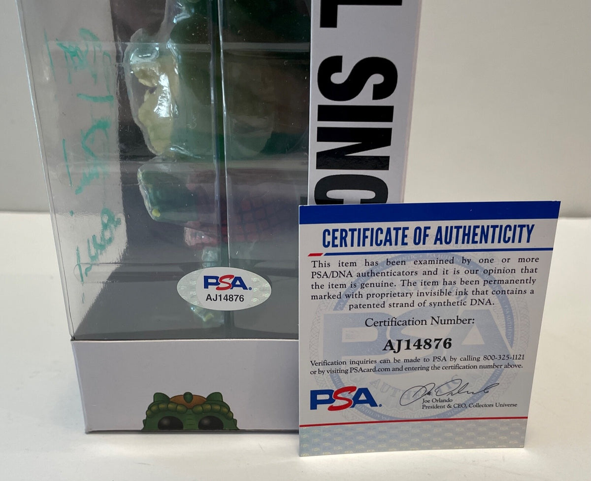 Stuart Pankin Dinosaurs Earl Sinclair Signed Auto Funko Pop #959 PSA/DNA COA (C)2