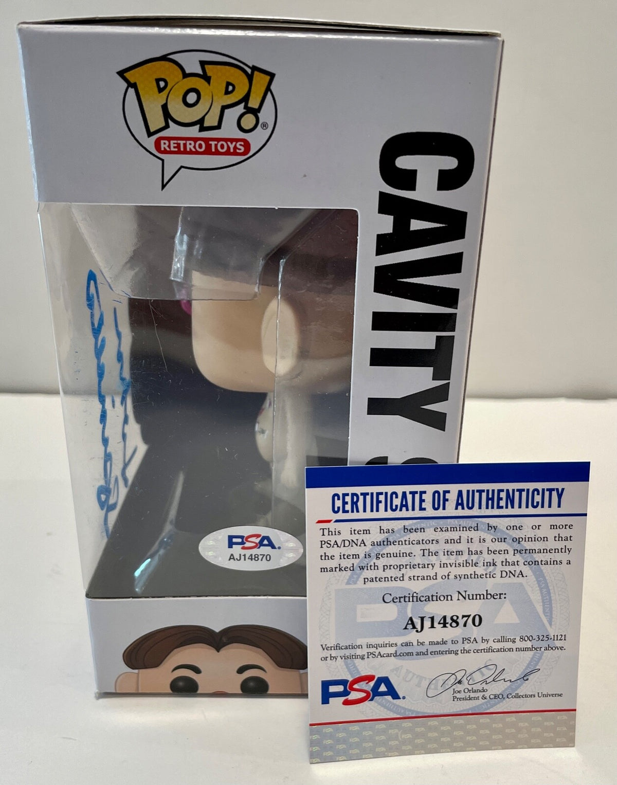 John Spinello Operation Cavity Sam Signed Auto Funko Pop #04 PSA/DNA COA (C)2