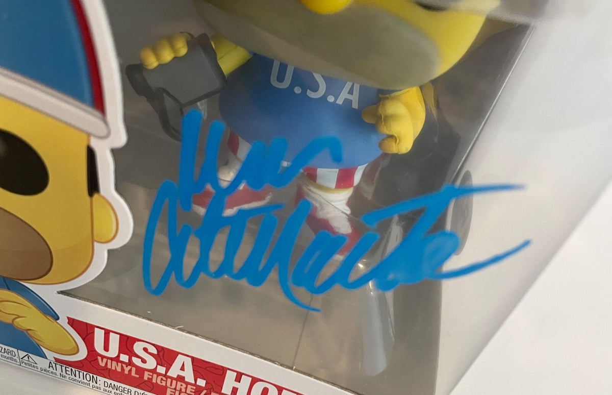 Dan Castellaneta USA Homer The Simpsons Signed Auto Funko Pop #905 PSA/DNA COA 21