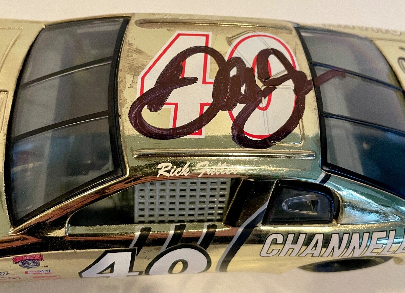 1998 Dale Earnhardt Sr & Kerry Dale Earnhardt Jr Trip Signed 1/24 Diecast Car1