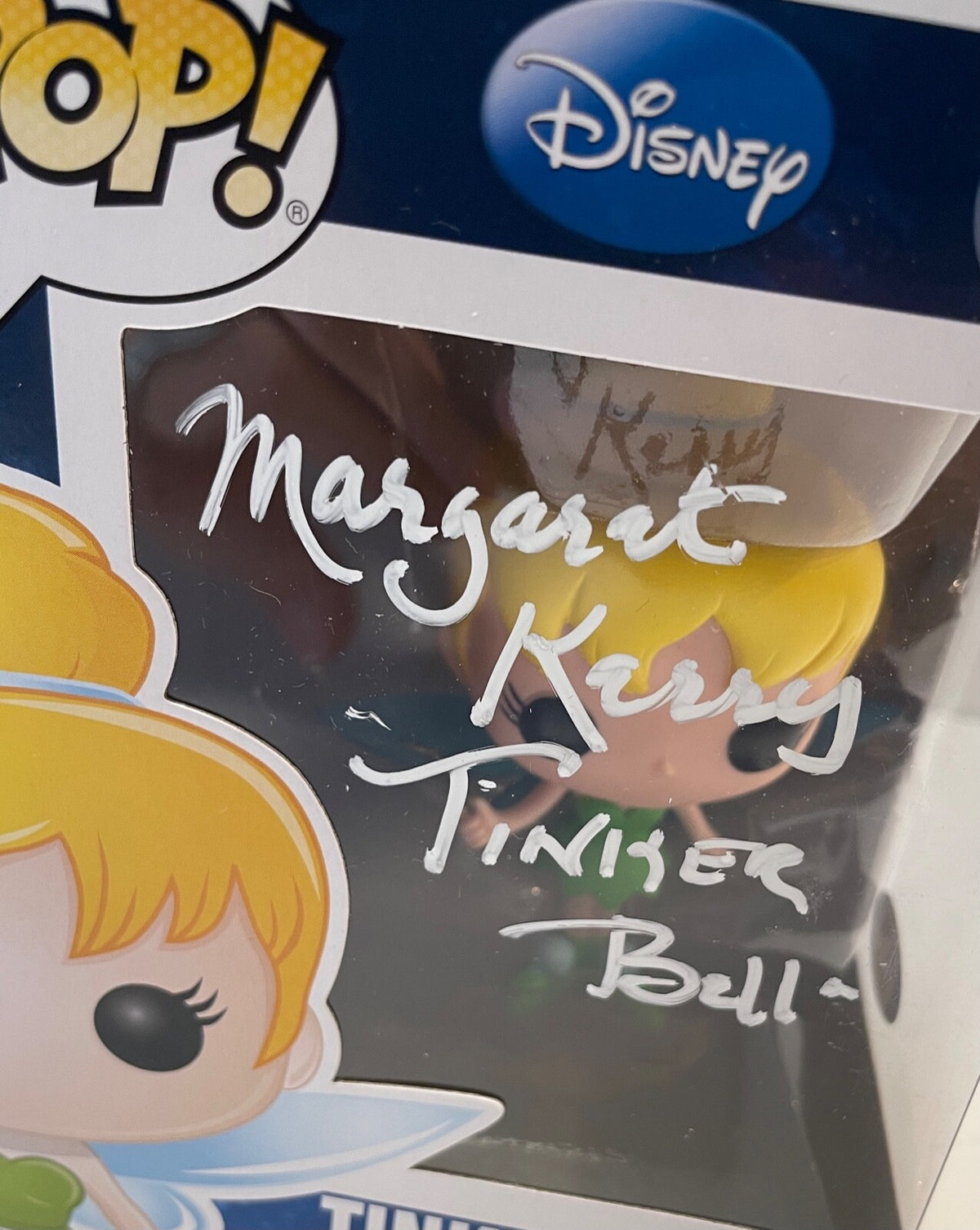Margaret Kerry Tinker Bell Peter Pan Signed Auto Funko Pop #10 PSA/DNA COA (A)1