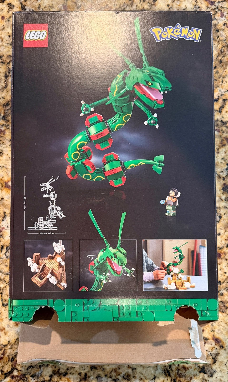 Pokemon Rayquaza #0384 LEGO BUILD ONLY 72168 **NO MINIFIGURE***1