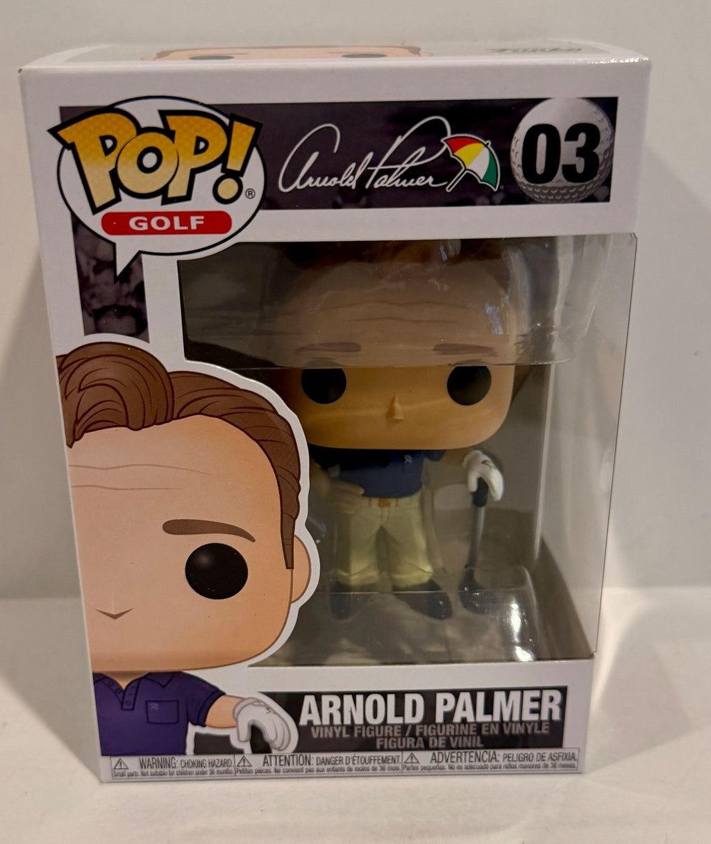 2020 Funko Pop Golf Arnold Palmer Vinyl Figure #03 03 W/ Protector0