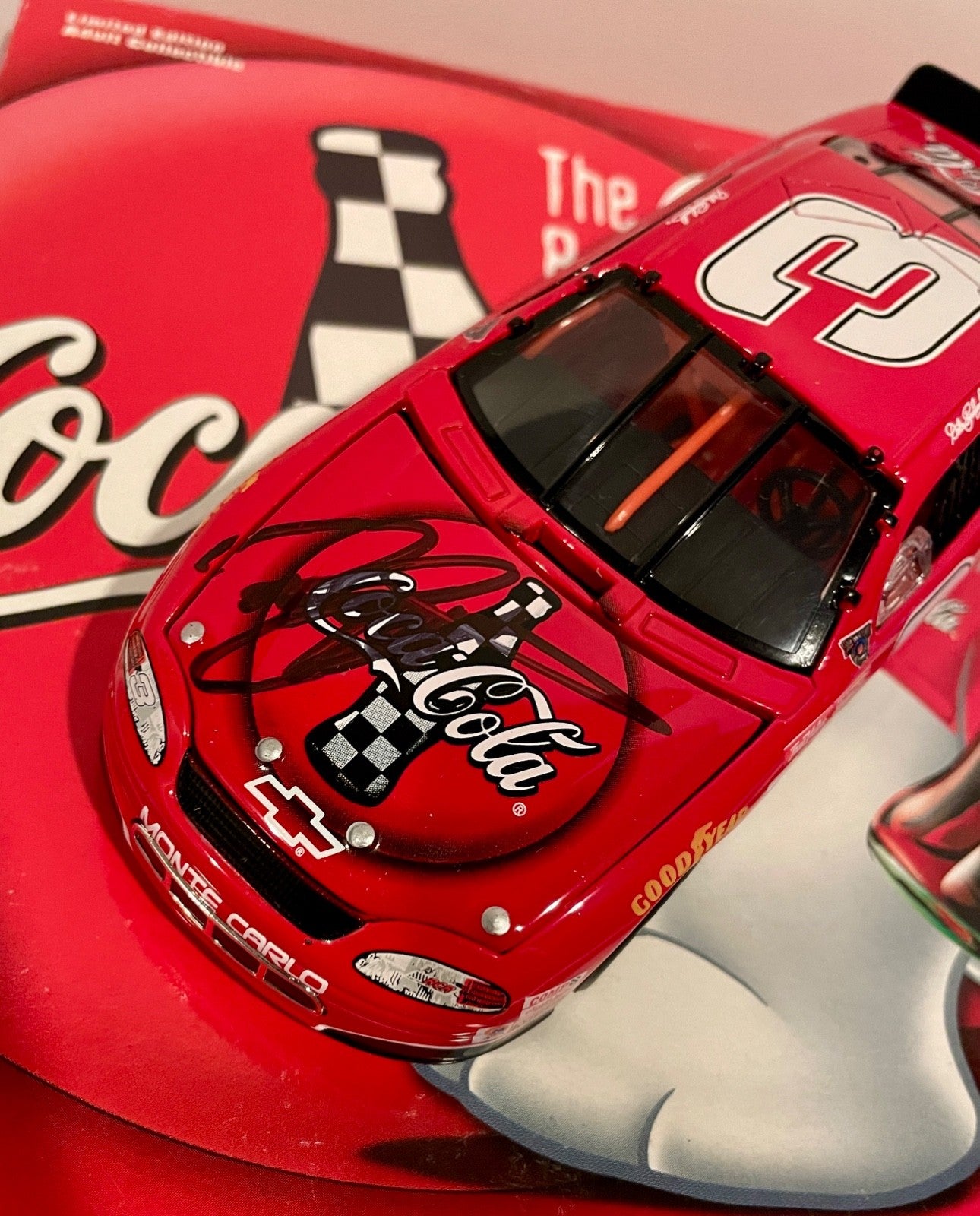1998 Dale Earnhardt Jr  Childress Coca Cola Signed Auto 1/32 Diecast Car SET COA2