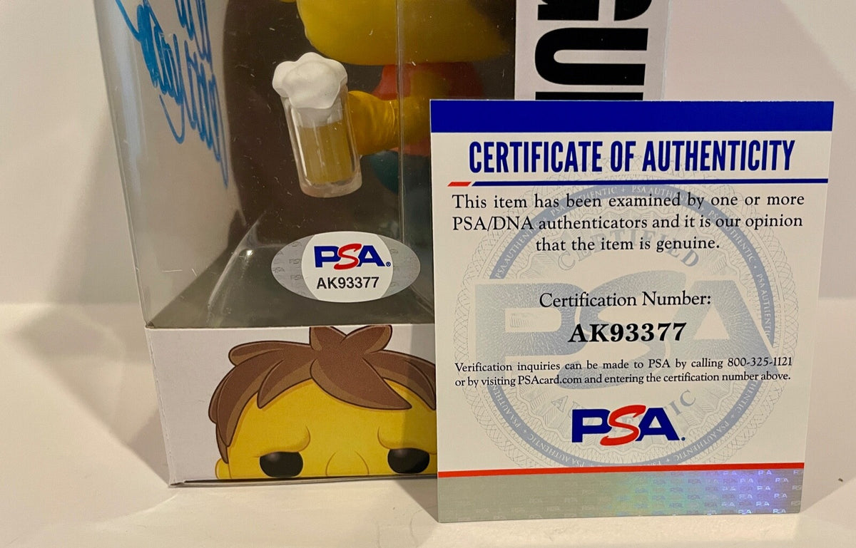 Dan Castellaneta Barney Gumble Simpsons Signed Auto Funko Pop #901 PSA/DNA COA2