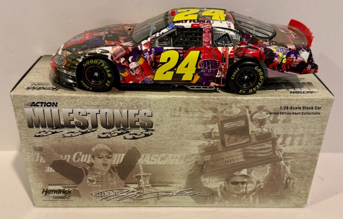 2005 Jeff Gordon Dupont 4x Indy 400 Win Signed Auto 1/24 Diecast Car W/ COA0