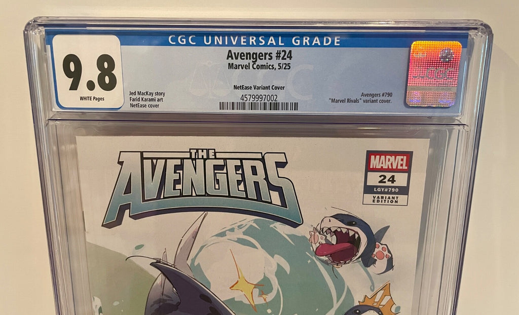 2025 Marvel Comics The Avengers #24 Rivals NetEase Variant Cover CGC Graded 9.82