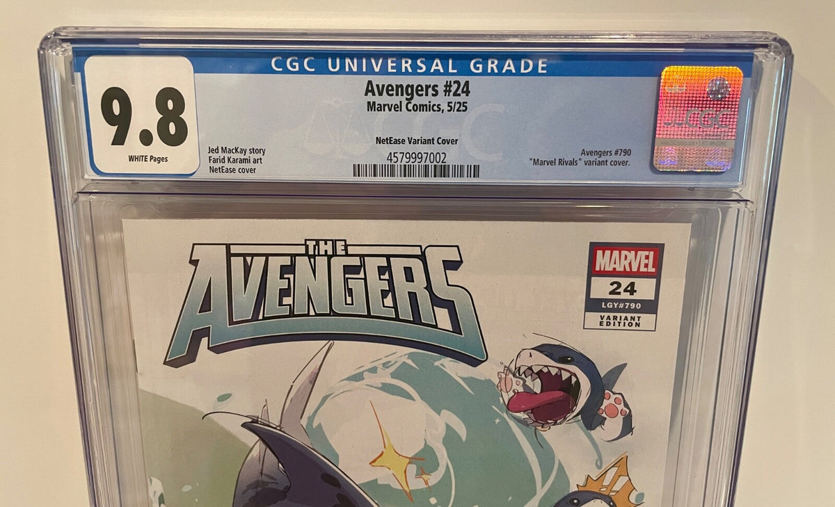 2025 Marvel Comics The Avengers #24 Rivals NetEase Variant Cover CGC Graded 9.82