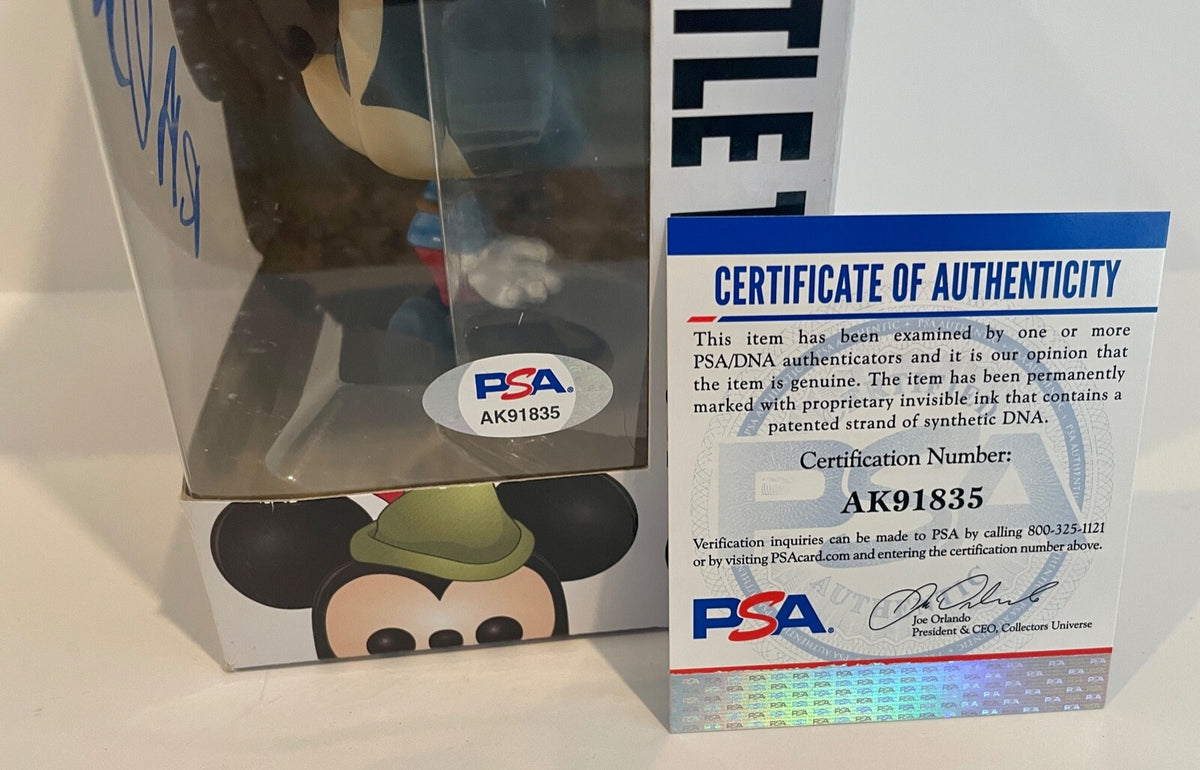 Bob Gurr Mickey Mouse Brave Little Tailor Signed Auto Funko Pop #429 PSA/DNA COA2