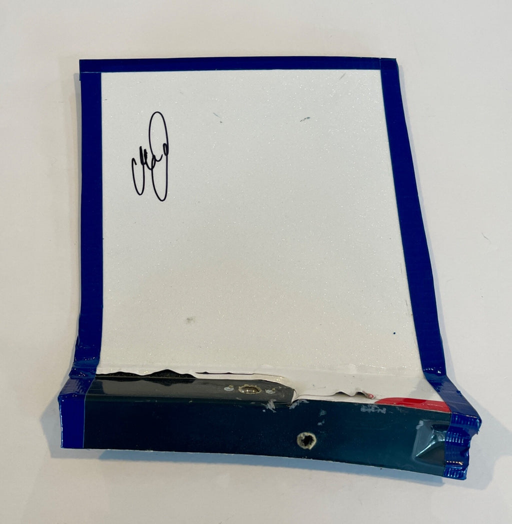 2024 Chase Elliott The Clash Napa Signed Race Used 7x10 Sheetmetal Piece (S)0