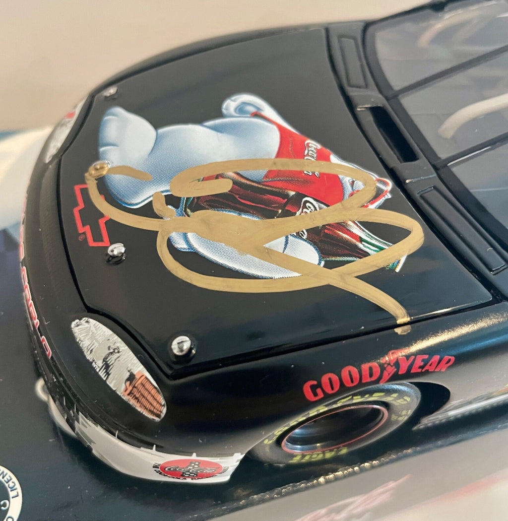 1998 Dale Earnhardt jr Coca Cola Polar Bear Japan Signed 1/24 Diecast Car COA1