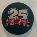 Official New Jersey Devils NHL Ice Hockey Puck 25th Anniversary Give Away Promo0