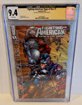 1998 Fighting American Dogs Of War #1 Rob Liefeld Signed Auto JSA CGC 9.40