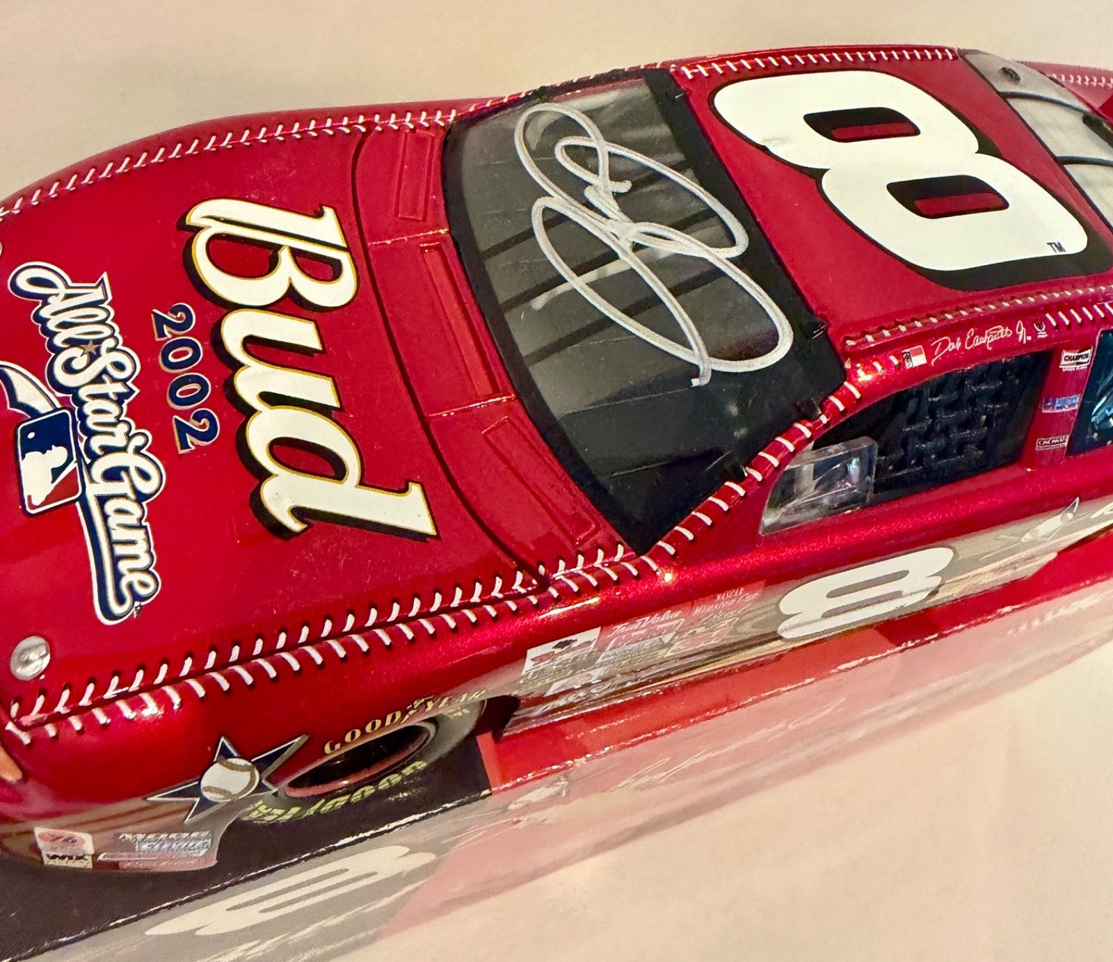 2002 Dale Earnhardt Jr. Budweiser All Star Signed Auto 1/24 Diecast Car W/ COA1