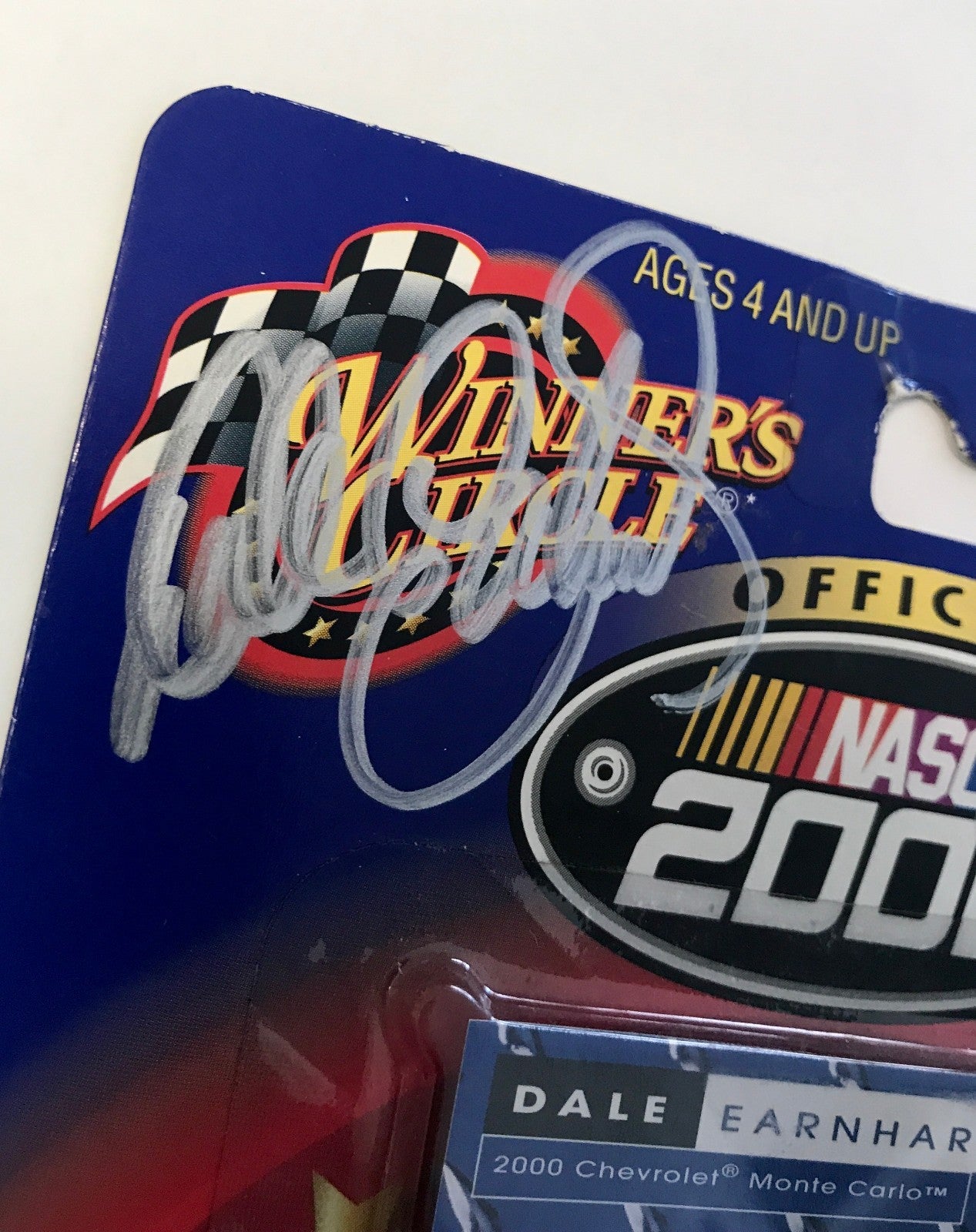 Dale Earnhardt Sr & Dale Earnhardt Jr Dual Signed 1/64 Budweiser Diecast Car1