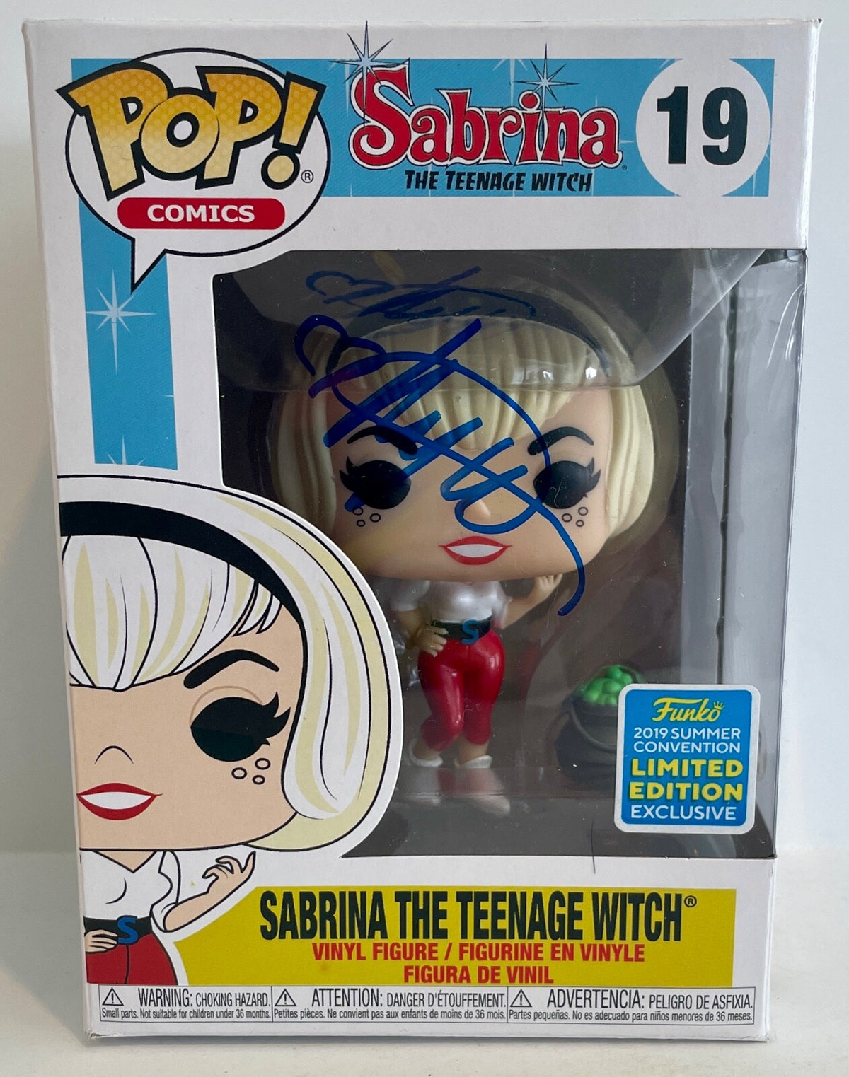 Melissa Joan Hart Sabrina The Teenage Witch Signed Auto Funko Pop #19 PSA DNA A0