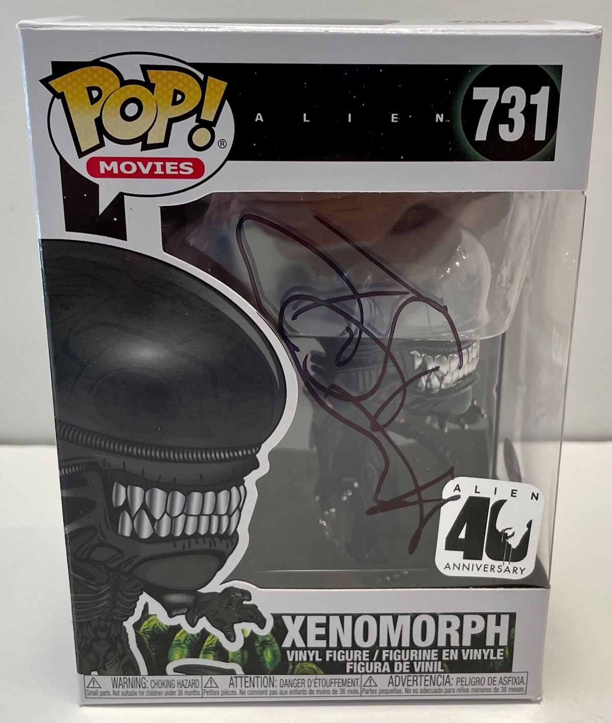 Tom Skerritt Aliens Movie Xenomorph Signed Auto Funko Pop #731 PSA/DNA COA (B)0
