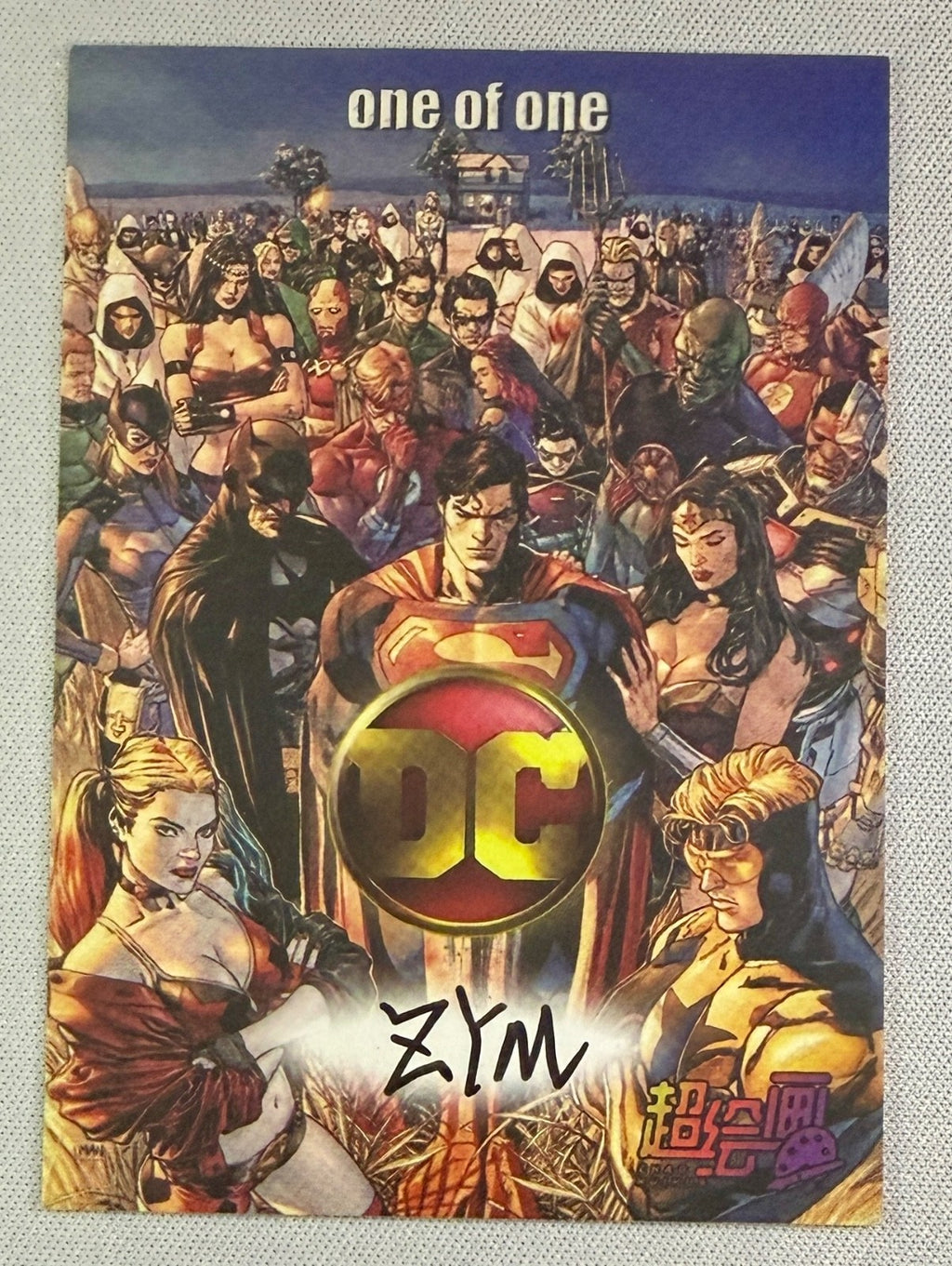 Green Lantern Hal Jordan DC 1/1 Hand Drawn Original Art Sketch Card By ZYM1