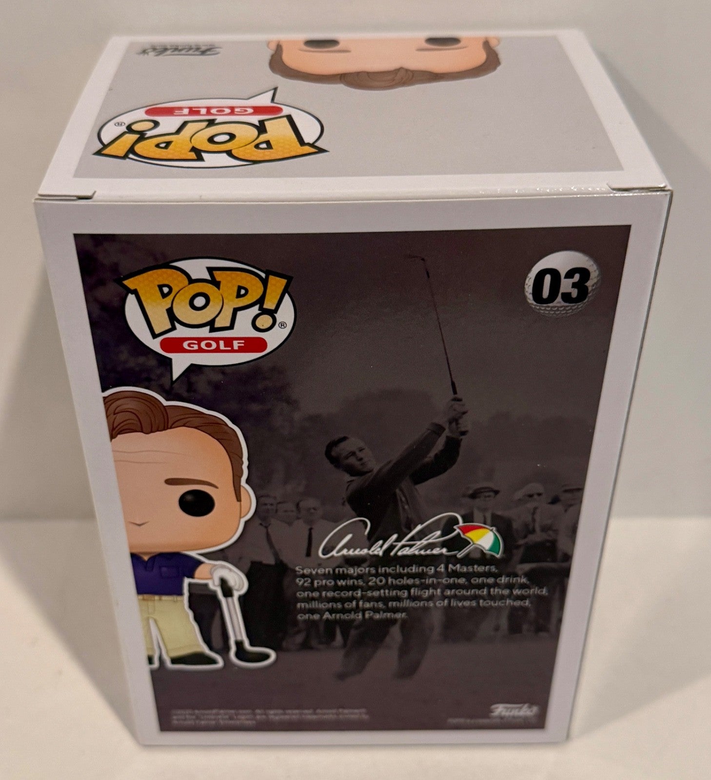 2020 Funko Pop Golf Arnold Palmer Vinyl Figure #03 03 W/ Protector2